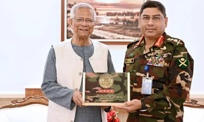 প্রধান উপদেষ্টার সঙ্গে সেনাপ্রধানের বিদায়ী সাক্ষাৎ